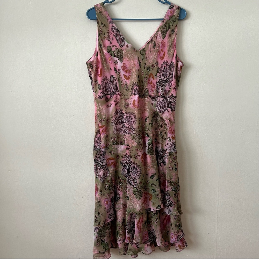 Karin Stevens vintage y2k Paisley Dress - Picture 4 of 8